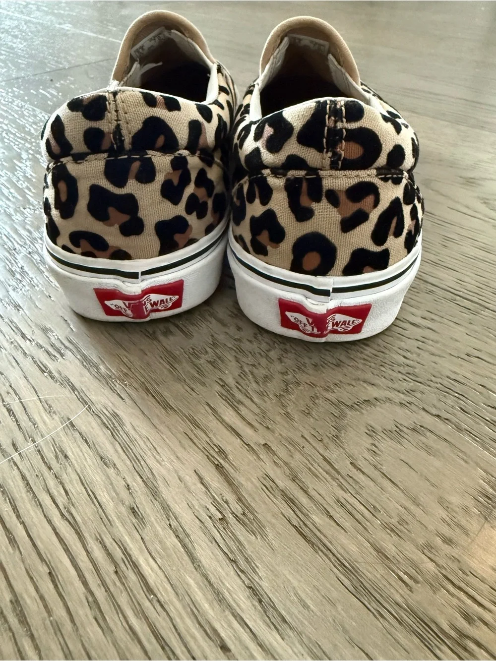 Vans Cheetah Print Slip-On Canvas Sneakers - Picture 3 of 5